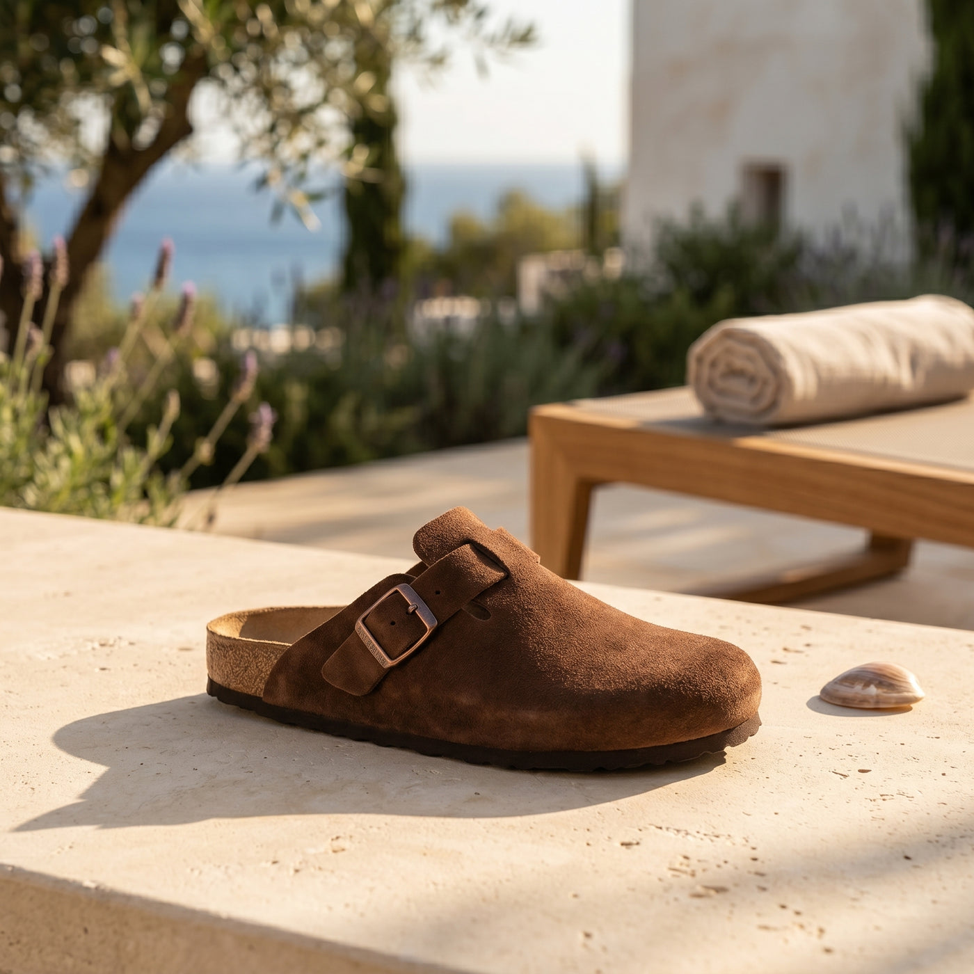 Kasbah — Terracotta Suede Mule