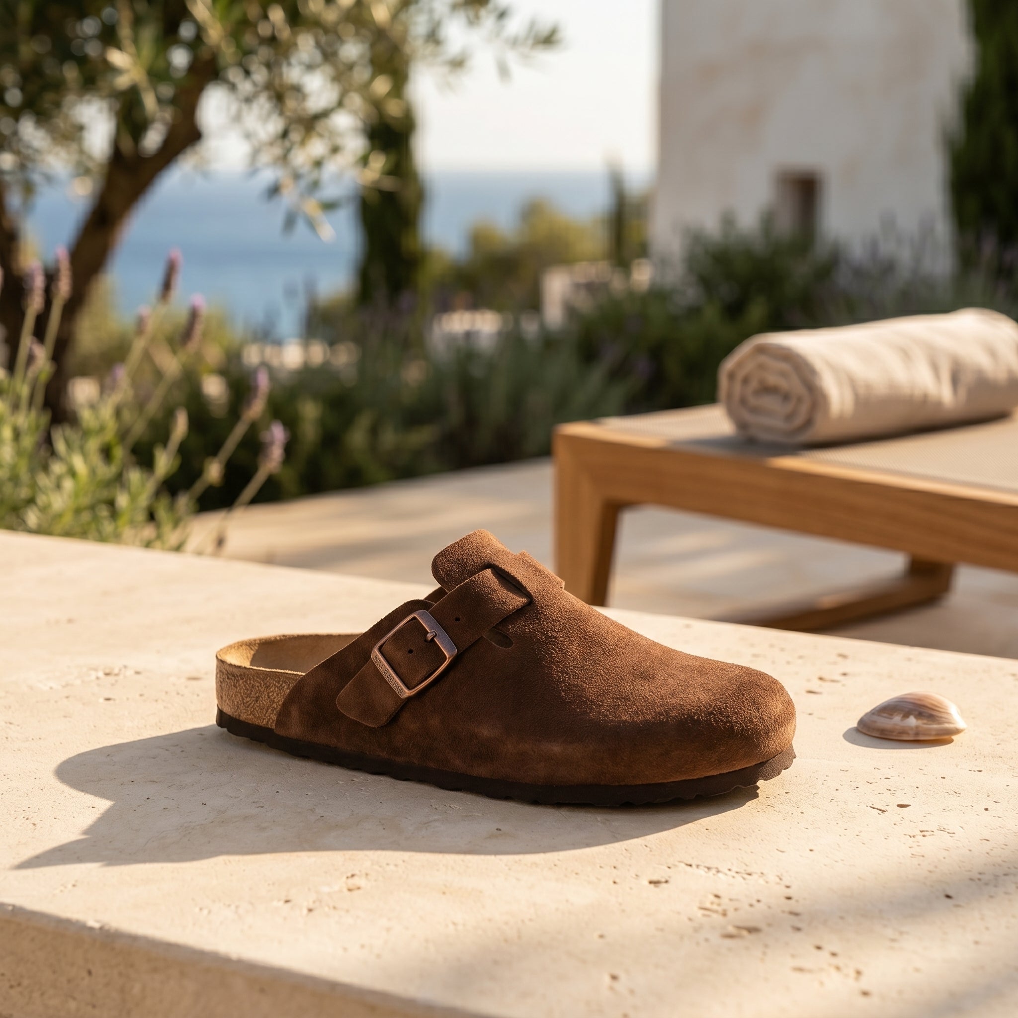 Kasbah — Terracotta Suede Mule