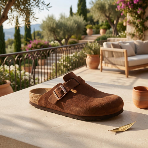 Kasbah — Terracotta Suede Mule